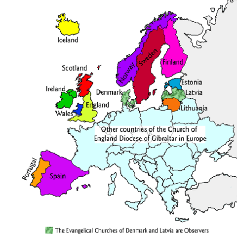 Map of Porvoo participants